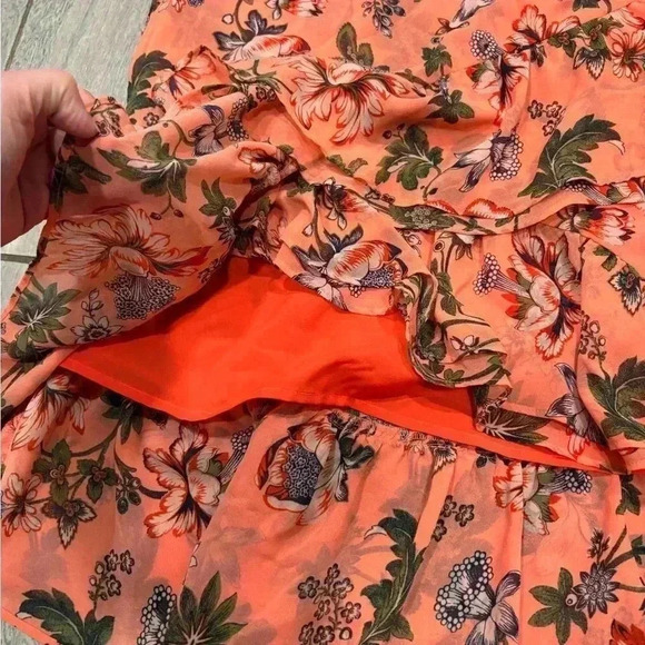 CHELSEA28 Floral One-Shoulder High-Low Dress Size Medium - Picture 5 of 8